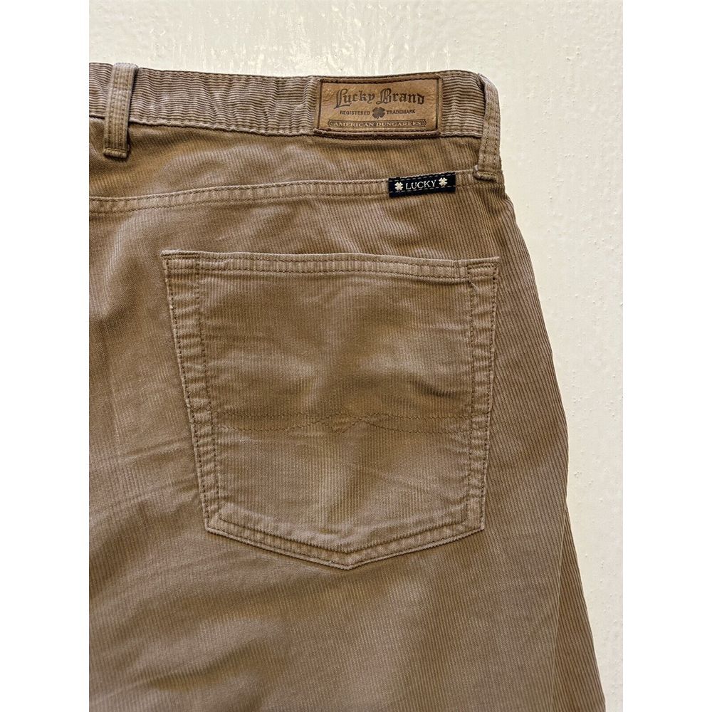 Lucky Brand 38 x 30 361 Vintage Straight Khaki 100%‎ Cotton Corduroy Jeans - Picture 7 of 8